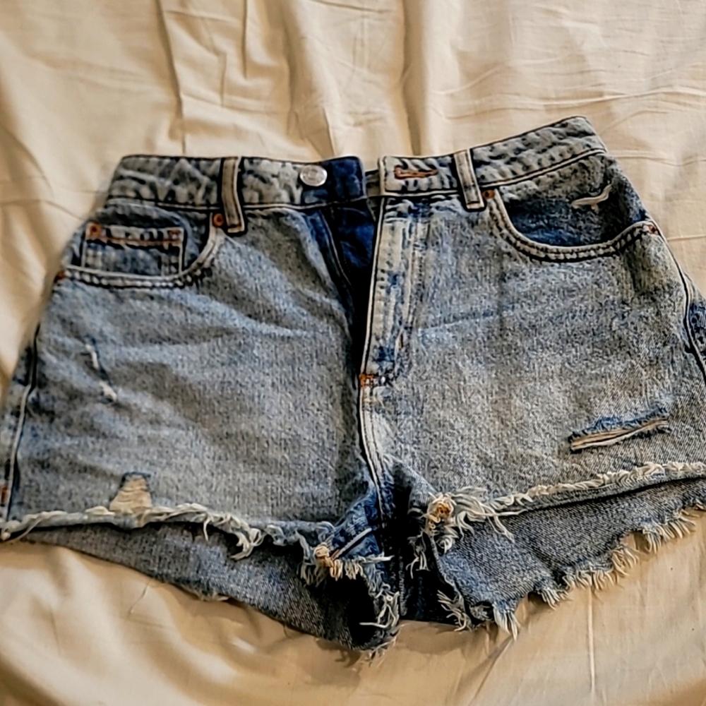 Garage denim shorts